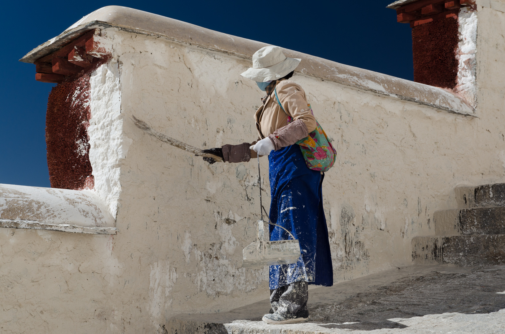 Anstrich für den Potala-Palast