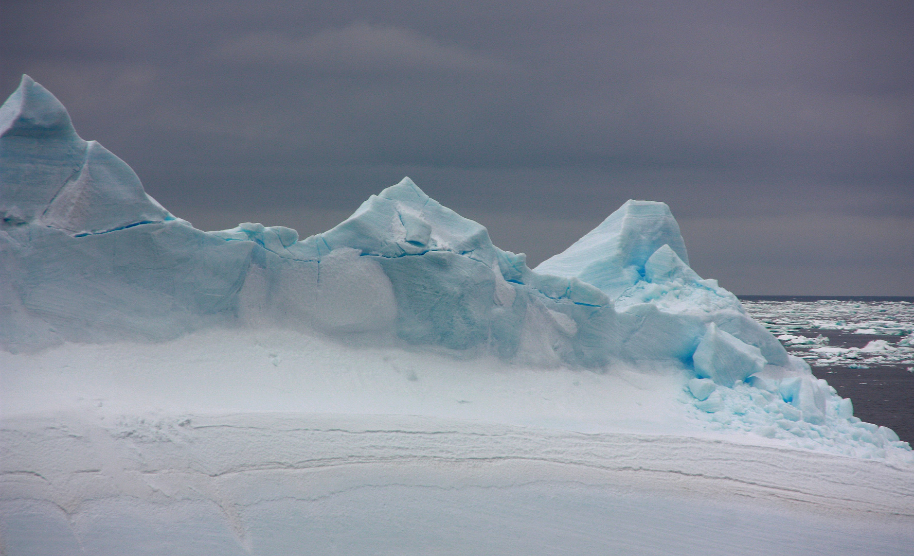 Antarctic Summer - Just the Tips of the Iceberg