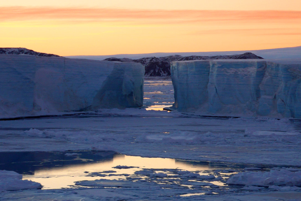 Antarctique, Icebergs en mer de Weddell