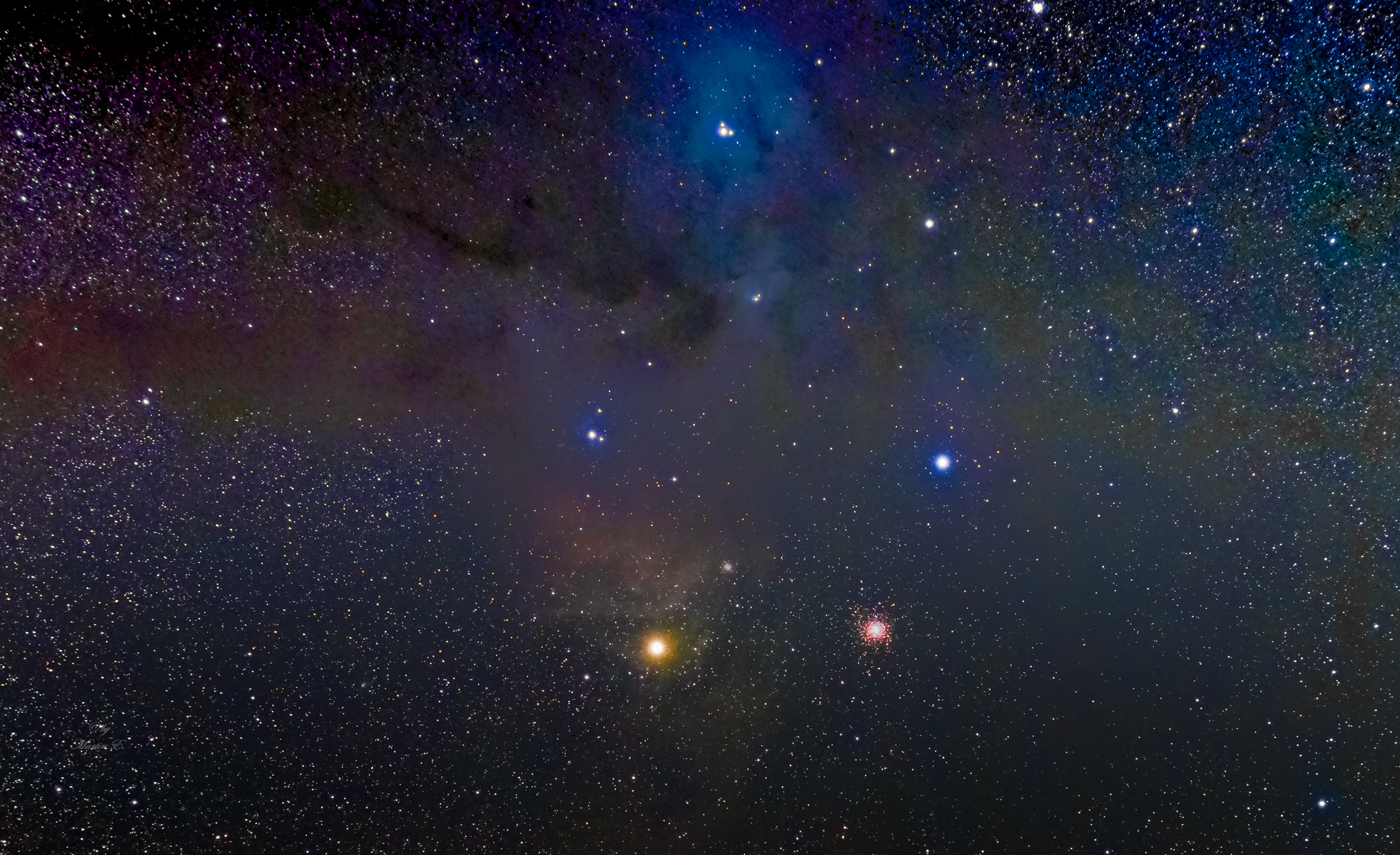Antares Region Foto Bild Astrofotografie Himmel Techniken Bilder Auf Fotocommunity