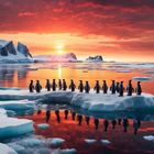 Antarktis Sunset