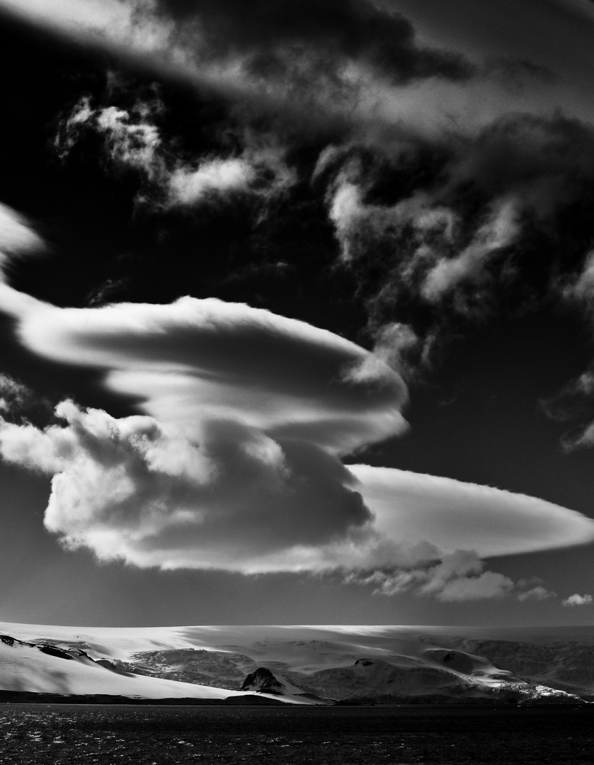 antarktische wolken ..