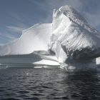 Antarktischer Sommer mit Eisbergen