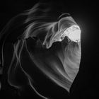 antelope canyon b & w