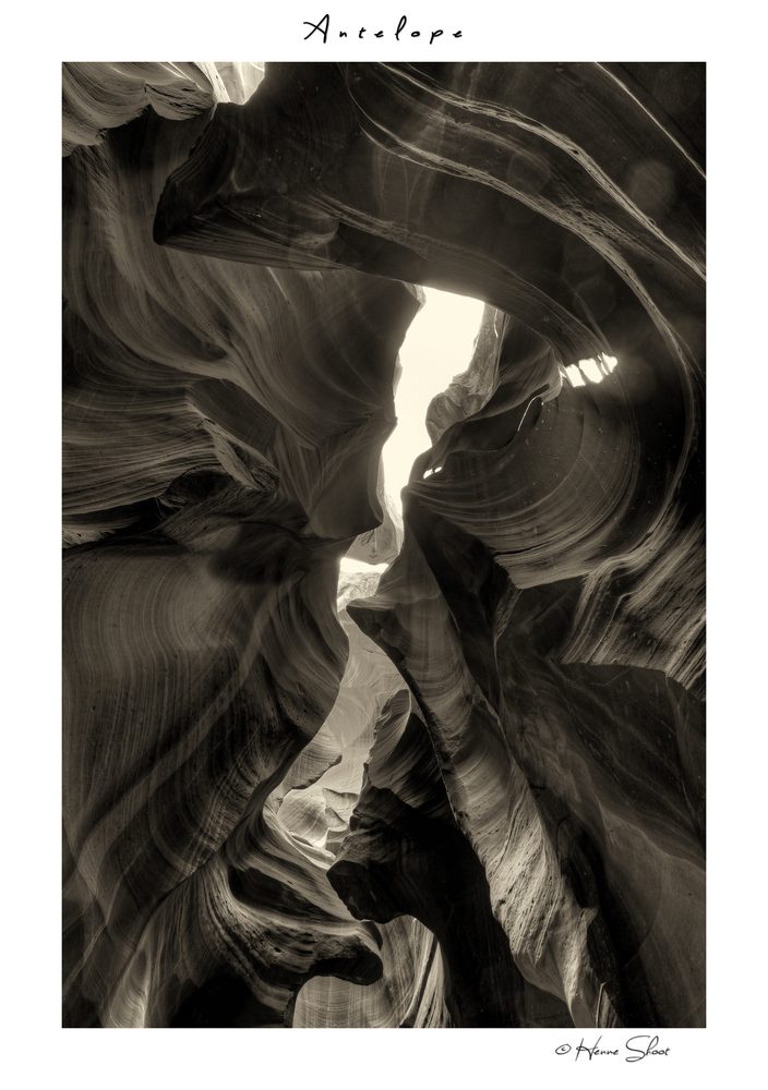 Antelope Canyon Belichtungsreihe mal in SW