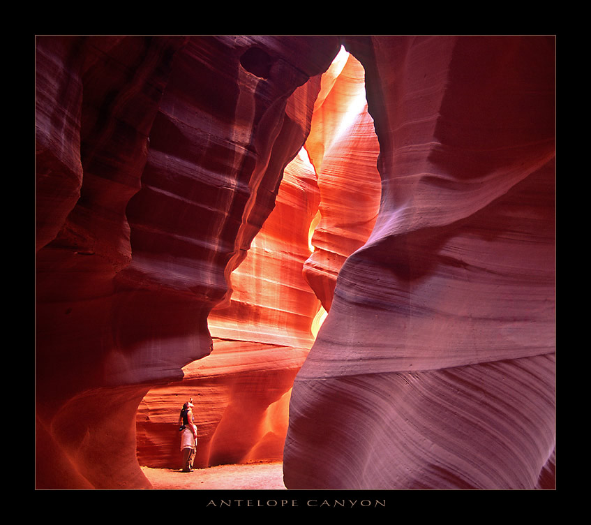 Antelope Canyon - Blick nach oben