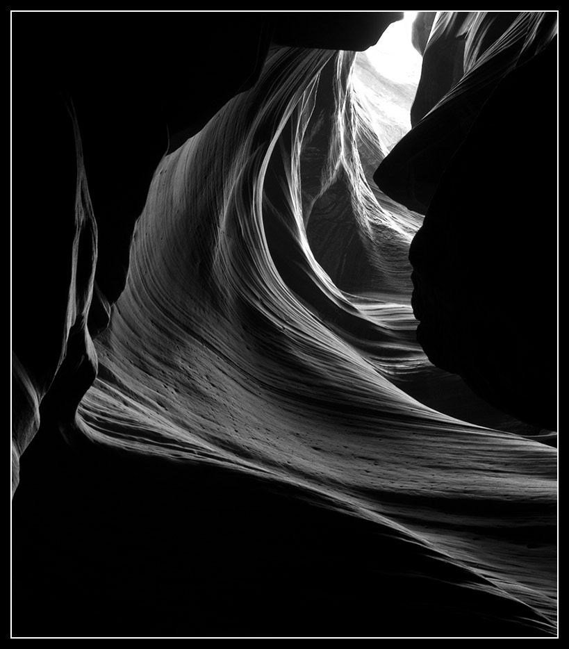 Antelope Canyon BW 2