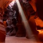 Antelope Canyon - erster Beam