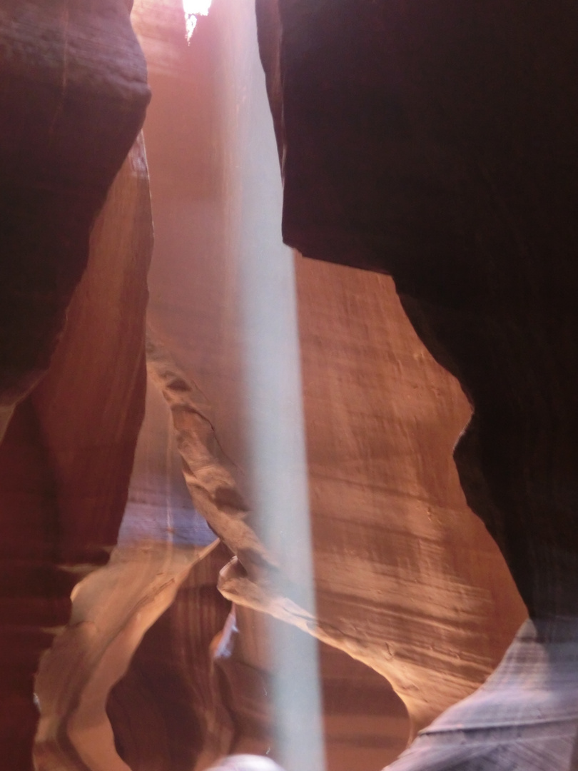 Antelope Canyon, Lichtstrahl