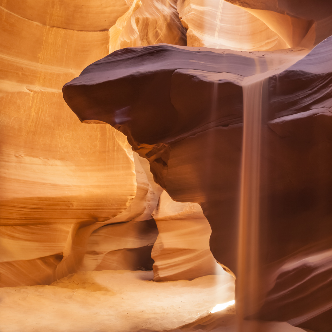 Antelope Canyon - Sanddusche