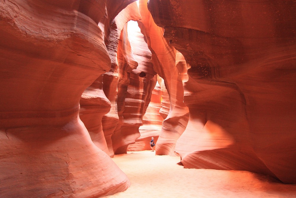 Antelope Canyon unter Sonne