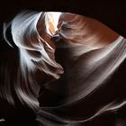 Antelope canyon,situé sur le territoire des indiens navajos au nord de l'Arizona.