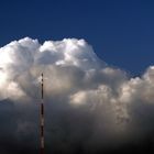antenna in clouds
