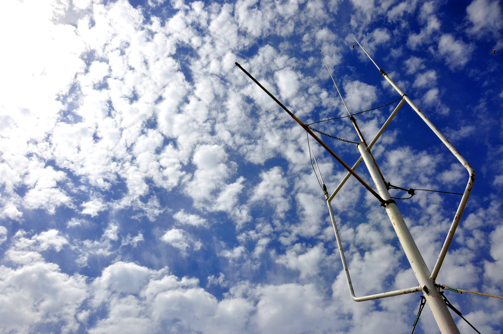 Antenne der Seenot-Station auf Langeoog