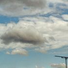 Antenne mit Wolken