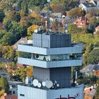 Antennen des Funkhaus rbb in Berlin