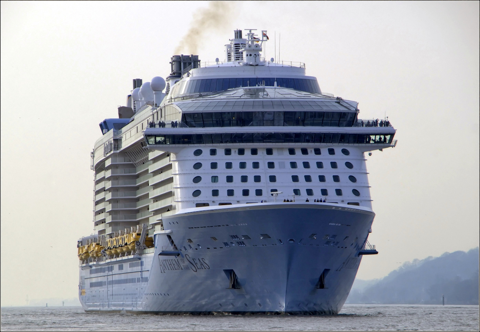 "ANTHEM OF THE SEAS"  ....ist seit heute in Hamburg