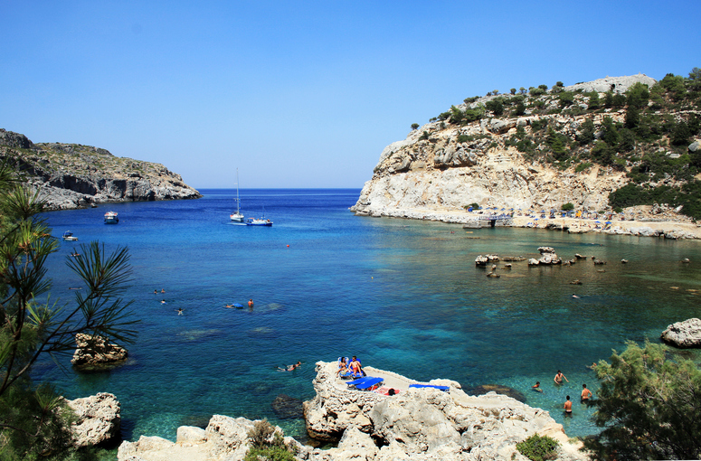 Anthony Quinn Bucht Foto & Bild europe, greece, rhodos Bilder auf