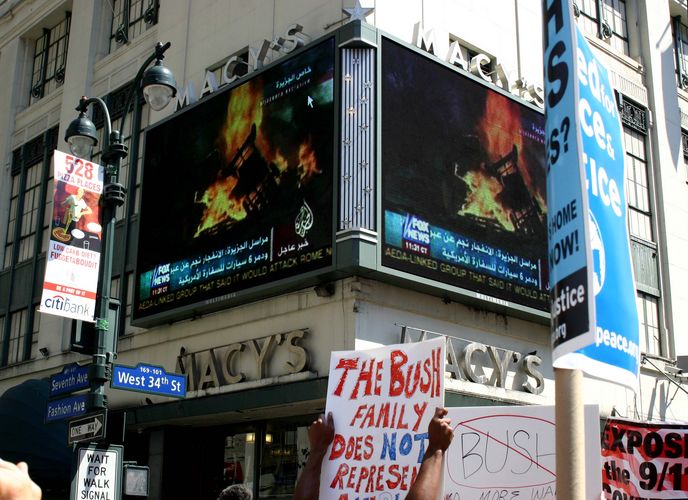 anti-bush-demo, nyc