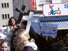 Anti-Irak-Kriegs-Demo in Solingen Frühling 2003