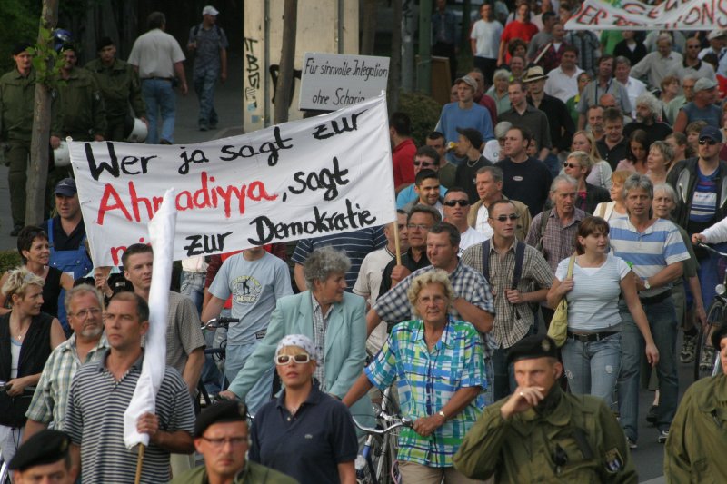 Anti-Moschee-Demo Berlin Pankow