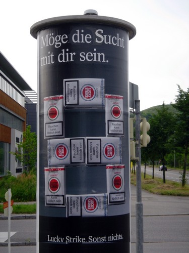 Anti Raucher Plakat Foto Bild Quatsch Fun Und Ratselecke Spezial Bilder Auf Fotocommunity