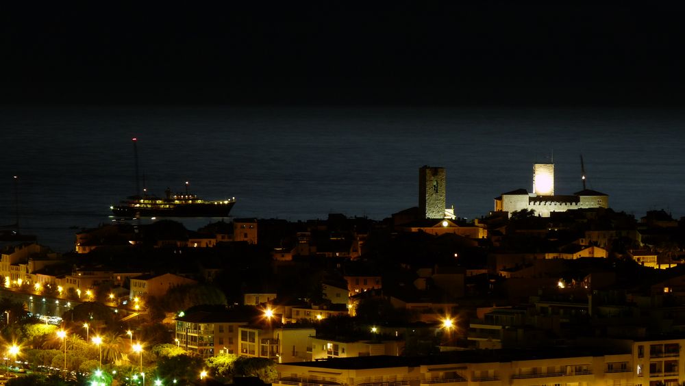 Antibes by night