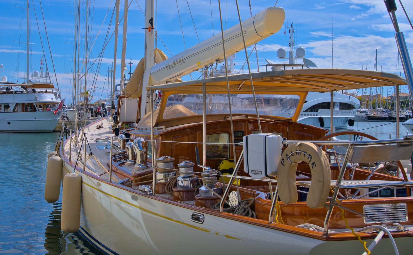 Antibes harbour