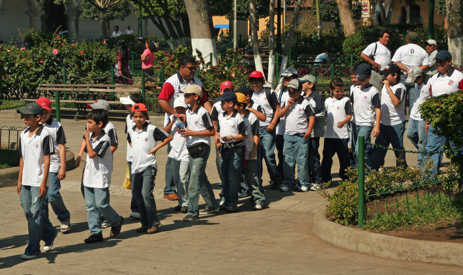 Antigua / Guatemala: Schulklasse
