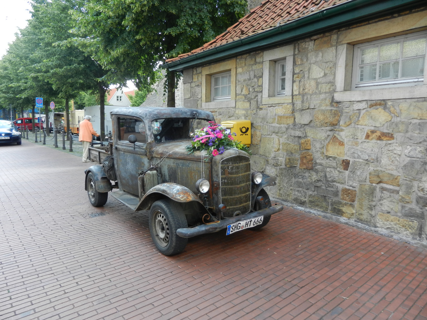 antike Hochzeitskutsche