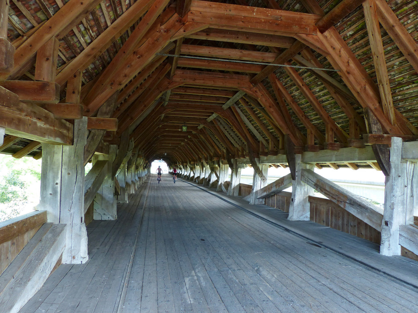 Antike Holzbrücke