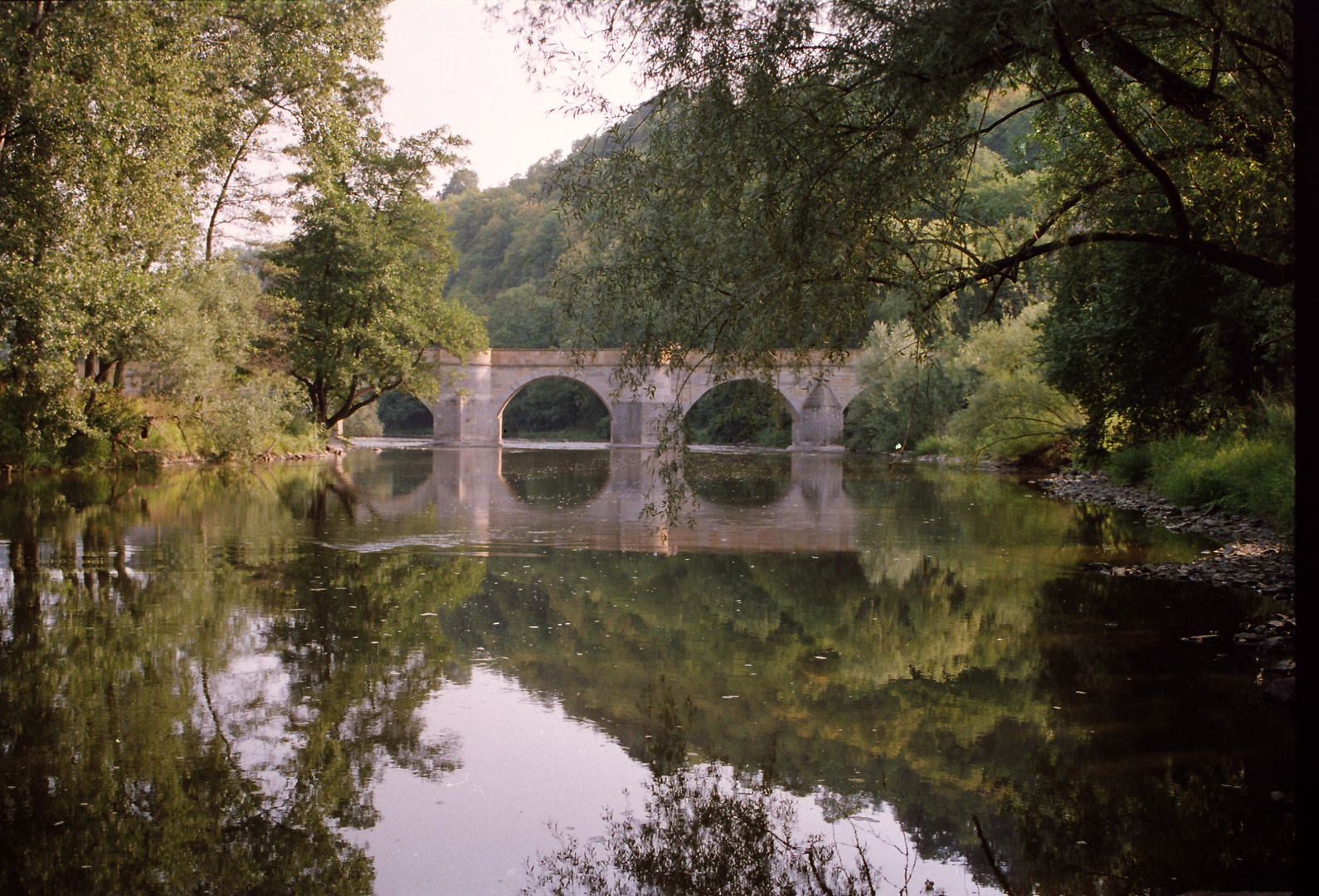 Antike Werra-Brücke in Creuzburg