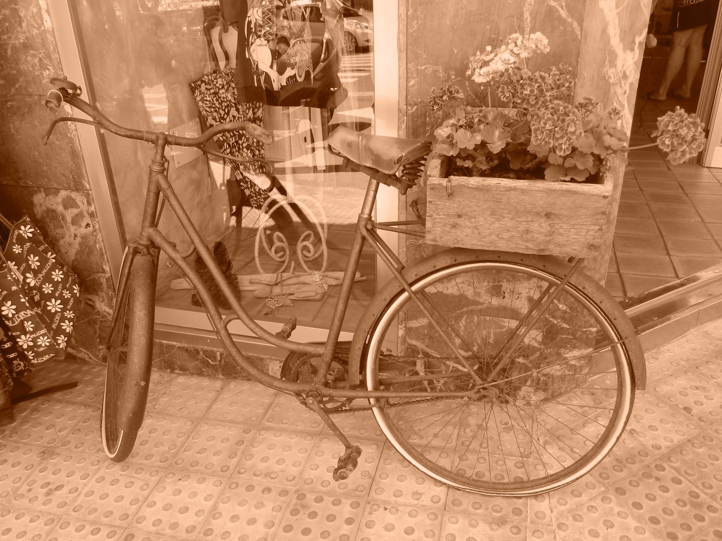 antikes fahrrad
