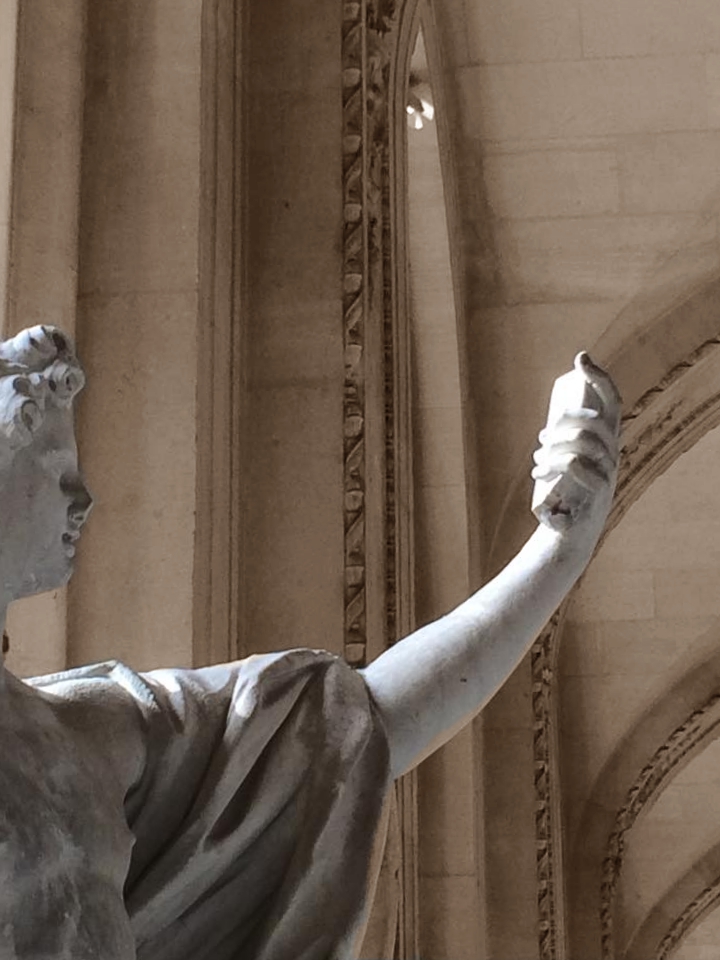 Antikes Selfie im Louvre!