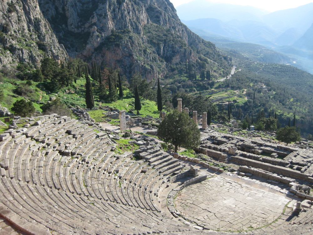 Antikes Theater von Delphi