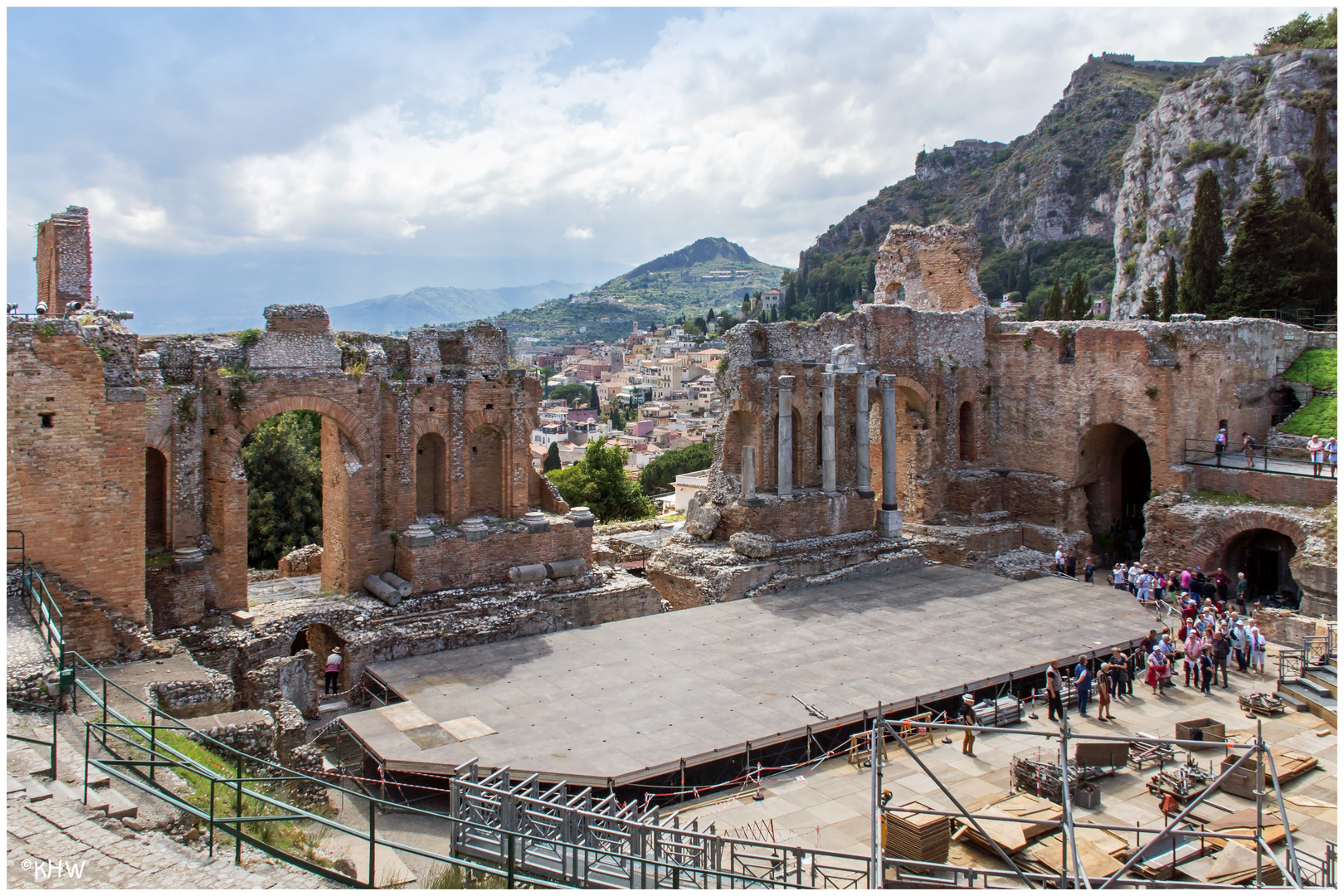 Antikes Theater von Taormina (Sizilien)