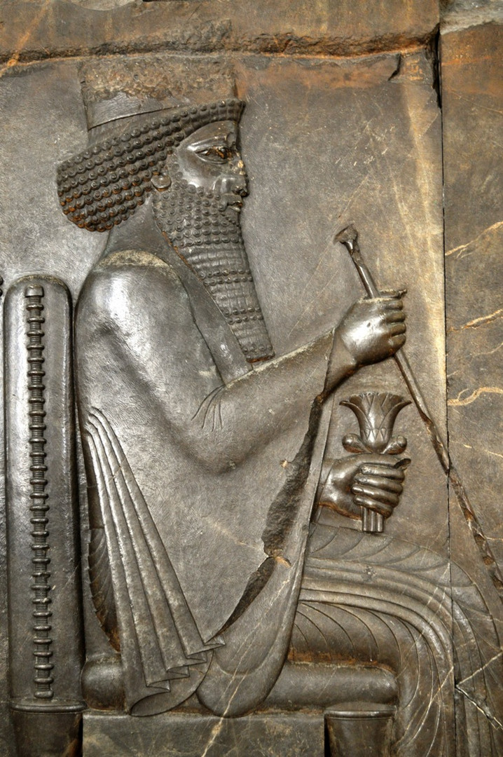 Antique Relief of The Third King of The Achaemenid Empire, Darius The Great (550–486 BCE)