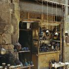Antique shops. Markets Khan el-Khalili. Medieval Cairo.