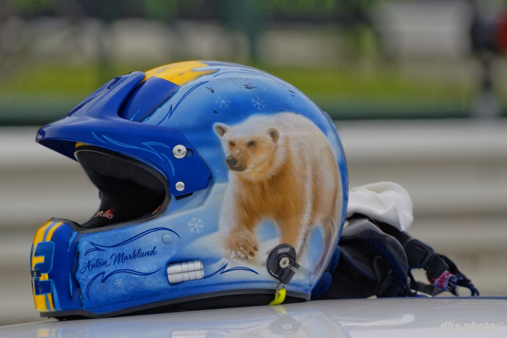 Anton Marklund helmet