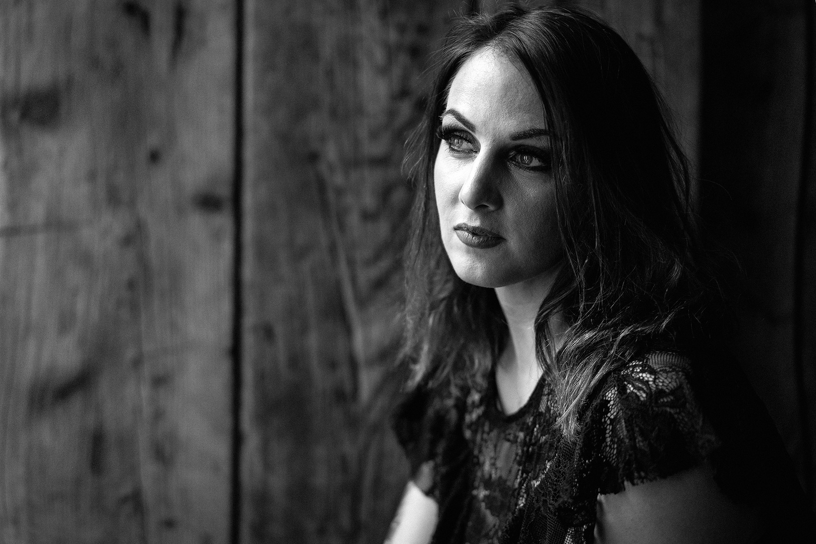 Antonella Foto & Bild portrait, portrait frauen, monochrom Bilder auf