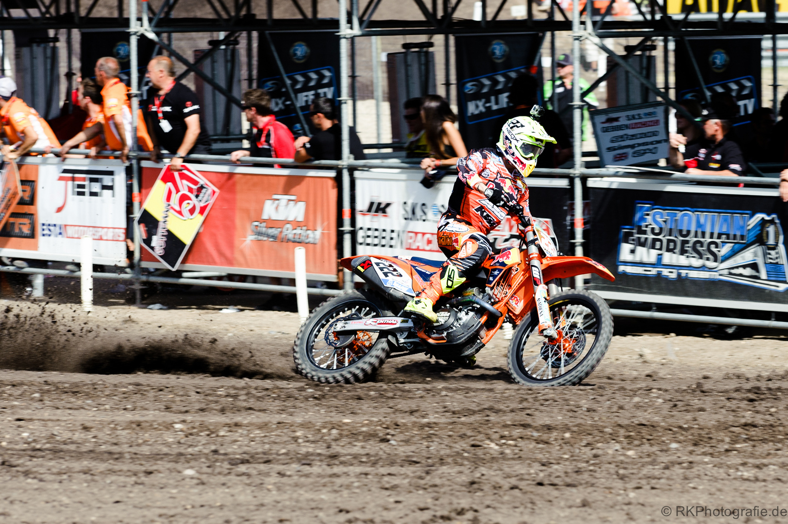 Antonio Cairoli auf KTM bei der Motocross MX1 WM am Lausitzring