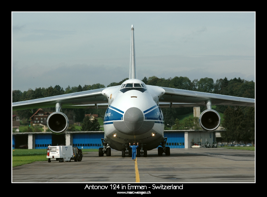 Antonov 124 in Emmen - Switzerland