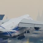 Antonov 124 Take of Airport Köln-Bonn CGN