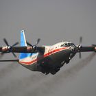 Antonov AN-12 RA-12957 der KOSMOS AIR startet in Berlin-Tegel