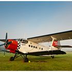 Antonov AN-2 mit noch schlafendem Pilot