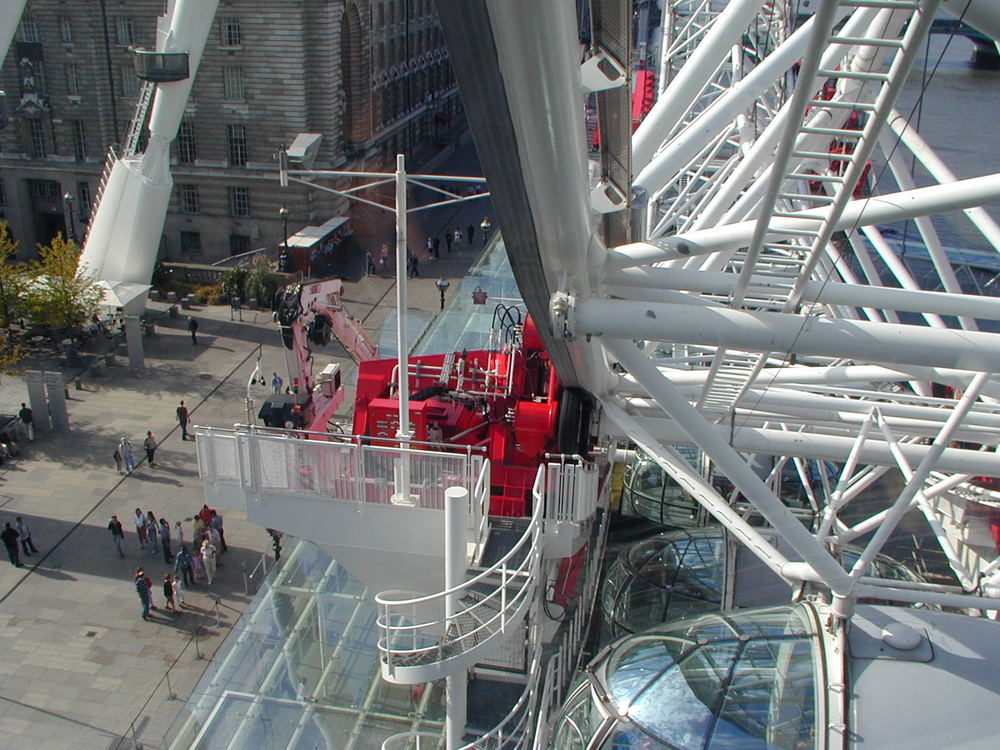 Antrieb des BA London Eye