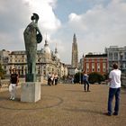 Antwerp seen from Sea Front at Ernest van Dijckkaai/Koornmarkt - 02