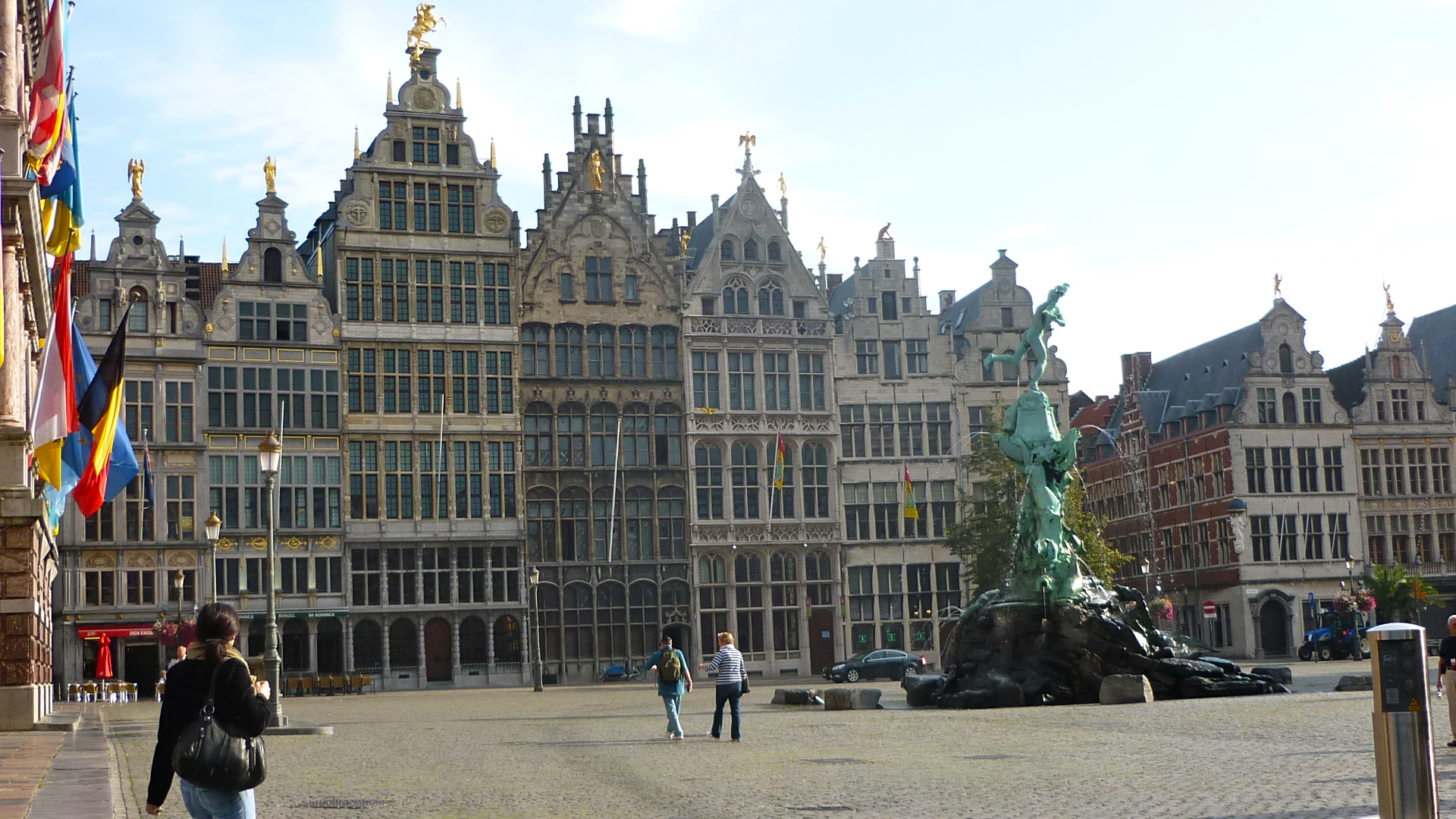 Antwerpen, Gildehäuser am Großen Markt.
