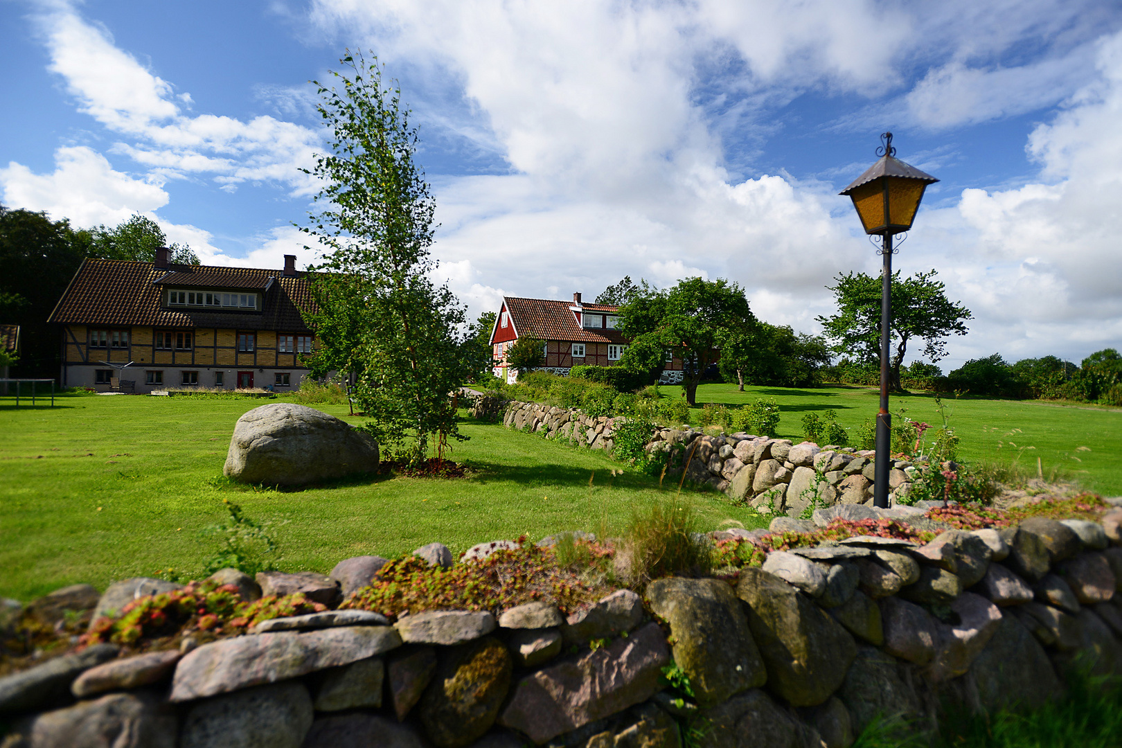 Anwesen bei Mölle. Schweden.