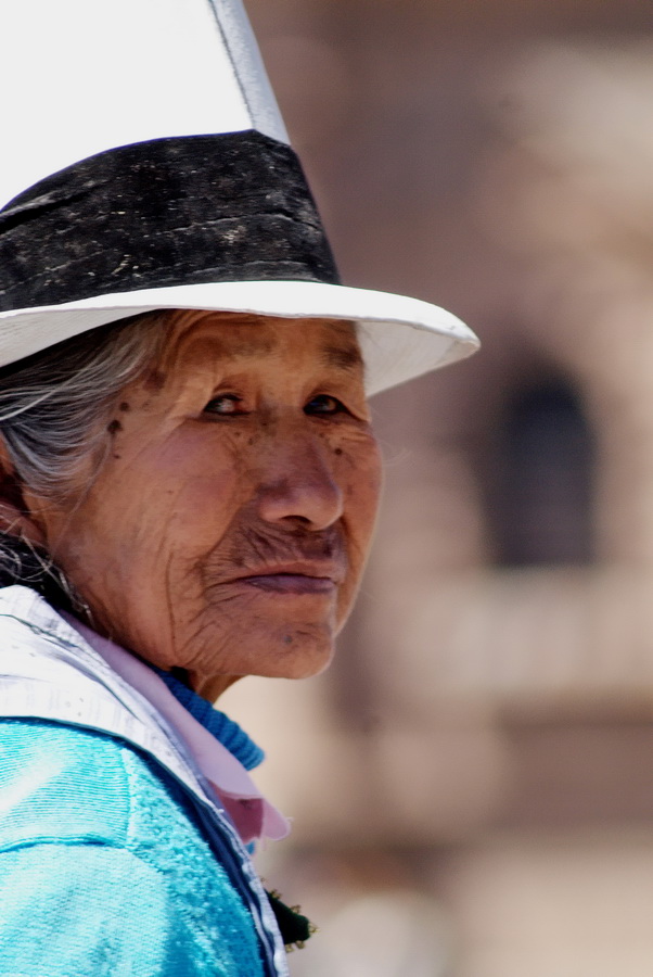 Anziana in Cusco